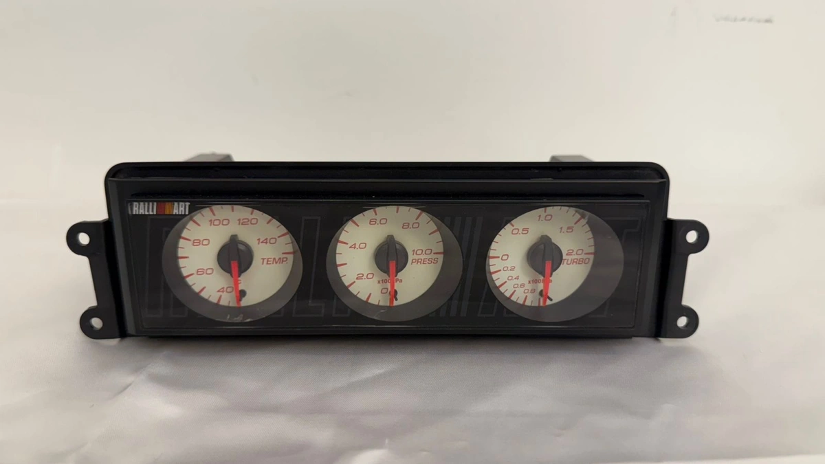 ralliart triple gauges